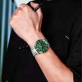 CARNIVAL Dive Watch Luxury Stainless Steel Sport Automatic Mechanical Wristwatch 100M Waterproof NH36 Clock for Men Reloj Hombre