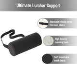Ergonomic Memory Foam Lumbar Support Cushion