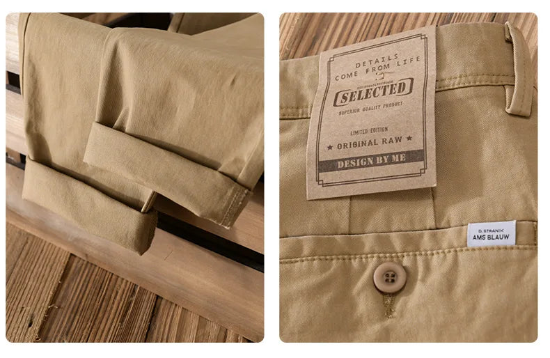 Men's Vintage Wide-Leg Cargo Trousers | LFFMHMT