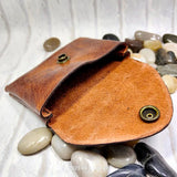 Small Waist Bag Genuine Leather Belt Pack Wallet Coin Purse Card Holder Car Key Pouch Driver's License Case Men Women 6065