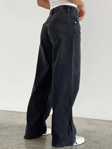 Y2K Baggy Straight-Leg Jeans