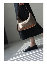 New Arrival Underarm Bag Women Genuine Leather Crossbody Bag Fashion Female Nylon Handbag Luxury Messenger Purses
