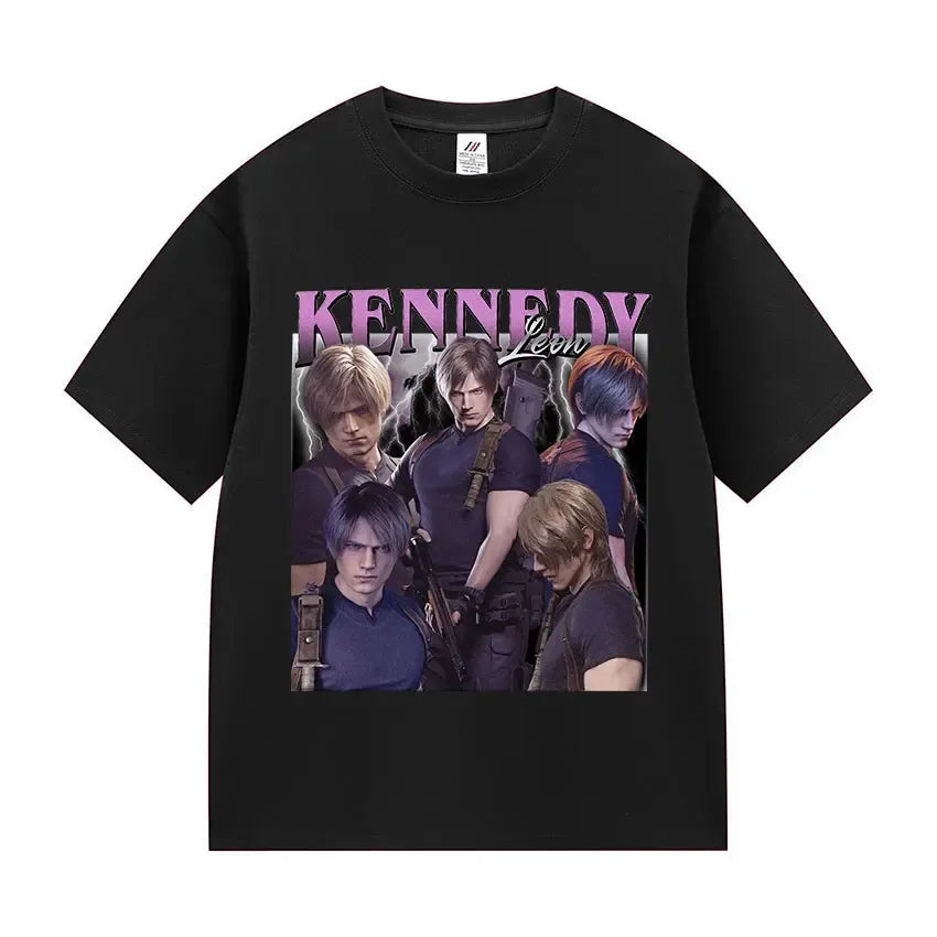 Leon S. Kennedy Retro Graphic Tee