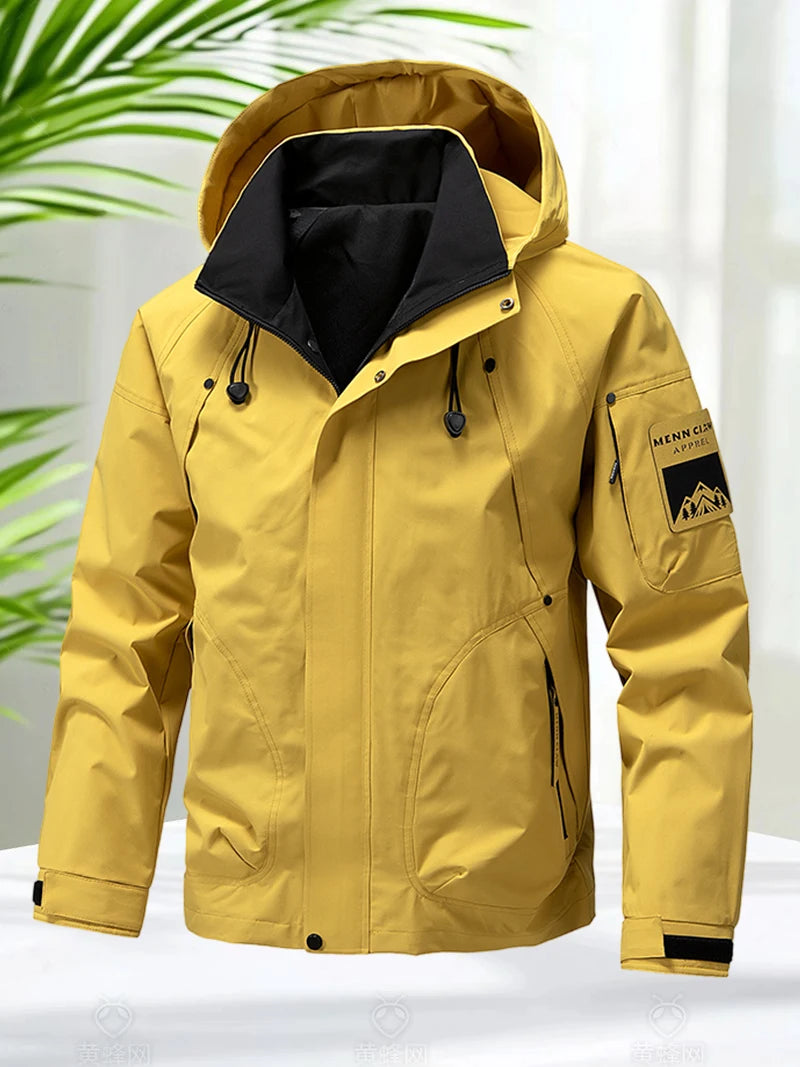 Men’s Lightweight Waterproof Hooded Softshell Jacket