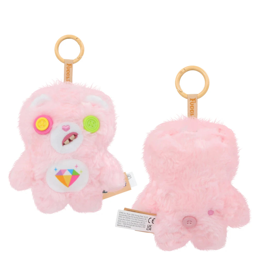 Original Fuggler Keychain Plush Toys Fugglers Fugg Alley Cat Pandents Stuffed Animal Fugg UNGGETS Keyrings Plushies Dolls Gifts