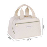 Portable Lunch Bag for OL Women Thermal Insulated Lunch Box Tote Cooler Handbag Waterproof Bento Pouch Office Food Shoulder Bags