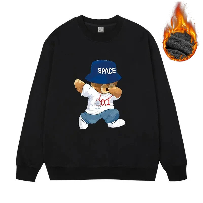 Men's Plus Size Fleece Sweatshirt XL–7XL