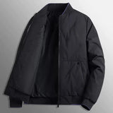 Men's Quilted Stand-Collar Zip Jacket | Warm & Relaxed Fit