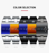POEDAGAR Top Unique Men Clock Waterproof Fashion Casual Man Wristwatch Stainless Steel Original Sport Quartz Men's Watches Reloj
