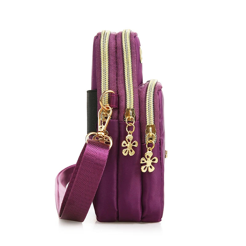 Women's Mini Crossbody Phone Bag – Flap Shoulder & Neck Pouch