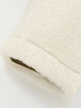 Elegant Faux Fur Toggle Coat