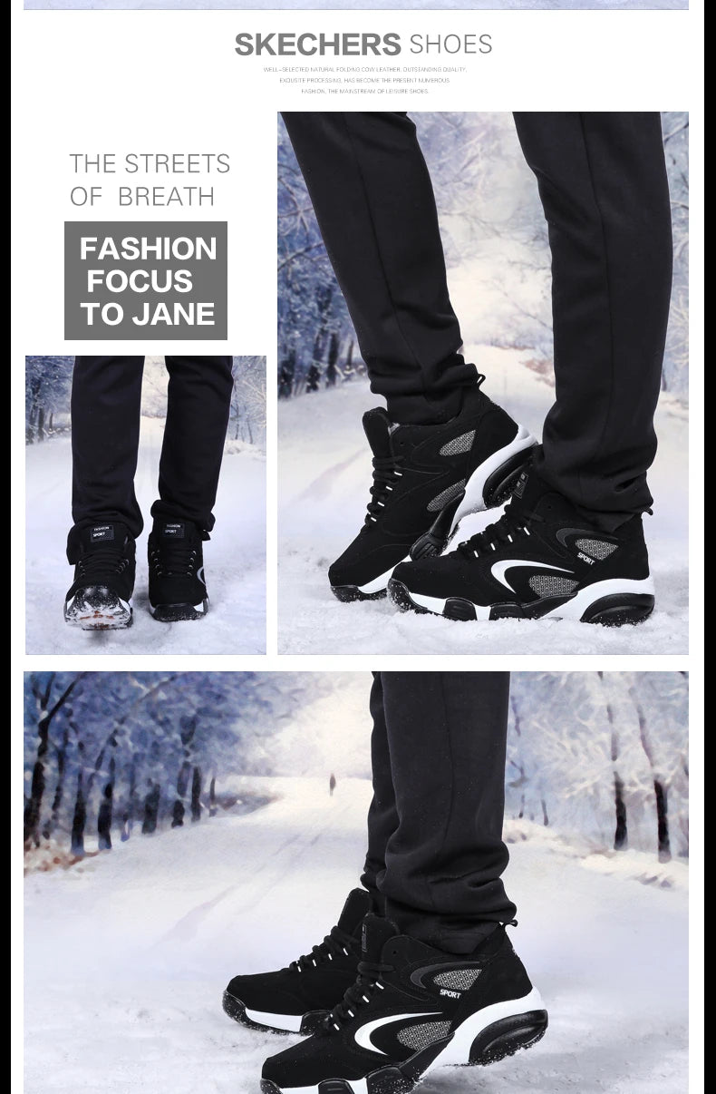 Men's Casual Sneakers with Mesh Lining