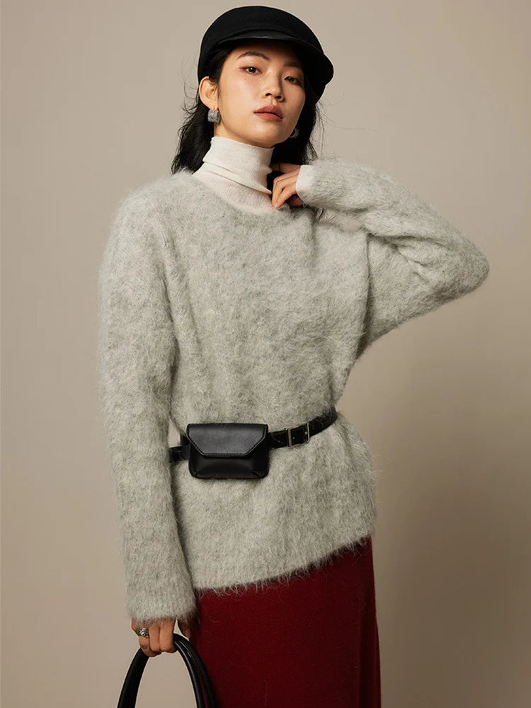 Women's Relaxed Knit Sweater | Long Sleeve Pullover