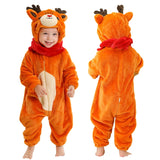 Plush Hooded Baby Winter Romper