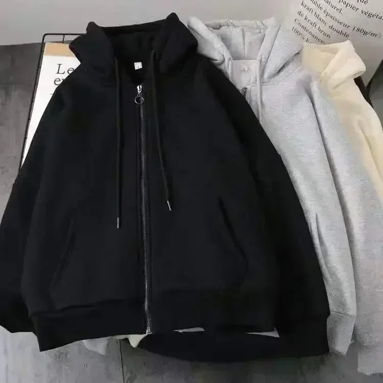 Y2K Harajuku Joker Graphic Zip-Up Hoodie