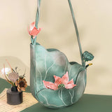 Chinese Style Shoulder Bag Women Exquisite Floral Embroidery Original Designer Handbag 2025 New In Elegant Fashion Female Bags