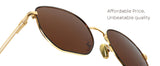 ZENOTTIC Hexagon Polarized Retro Sunglasses for Men Women-Vintage Metal Frame Design UV Protection Trendy Fashion Shades