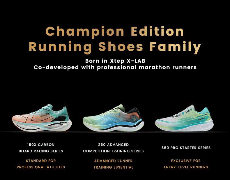 Xtep 160X 3.0 Pro Men Running Shoes Carbon Plate Professional Marathon PB Rebound Cushioning Sports Sneakers Male 978119110115