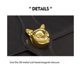 BAFELLI CAT 2026 NEW WOMEN'S BAG LUXURY BRAND FASHION RETRO STYLE DENIM TRENDING SHOULDER CLUTCH FEMALE LEATHER FLAP PURSE