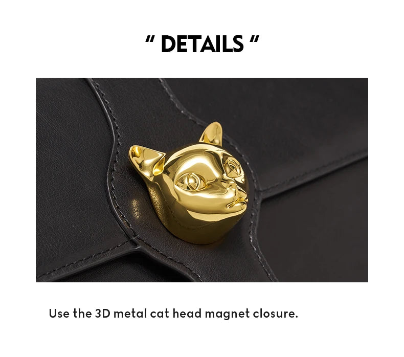 BAFELLI CAT 2026 NEW WOMEN'S BAG LUXURY BRAND FASHION RETRO STYLE DENIM TRENDING SHOULDER CLUTCH FEMALE LEATHER FLAP PURSE
