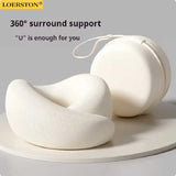 U-Shaped Memory Foam Travel Neck Pillow