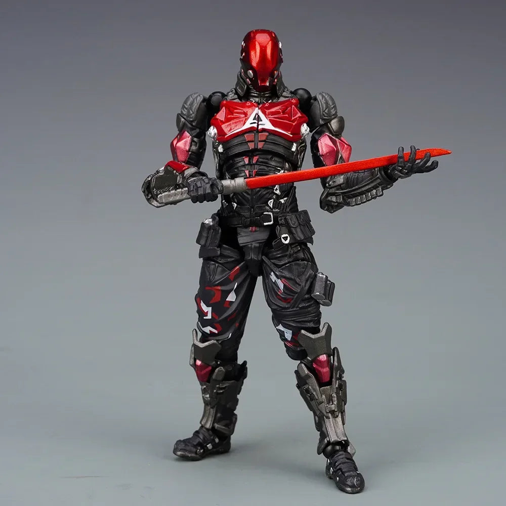 AMAZING YAMAGUCHI Arkham Knight Batman Action Figure Red Hood Robin Jason Todd Figuarts Game Model Toy Collection Kids Gift