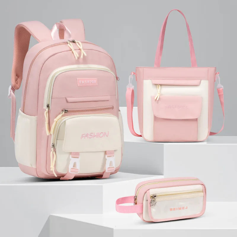 School Bags Girls Backpack Back Pack For Teenager Women Children Female Schoolbag Primary High Bagpack Class Teens Book Bag