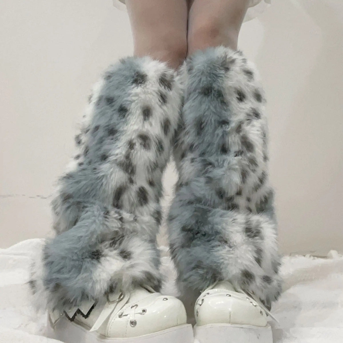Women's Plush Leg Warmers for Winter & Y2K Outfits