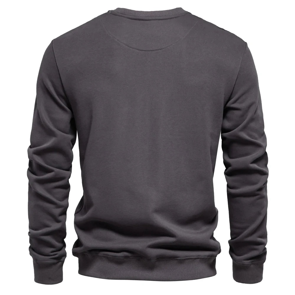 Men’s Cotton-Blend Crew Neck Sweatshirt