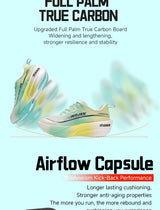 IRUNSVAN Full Plam Carbon Plate Trail Running Shoes Men 2026 High Quality Trendy Shoes New Ultra-light Running Shoes Sports