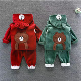 Children’s 3-Piece Padded Cartoon Outfit