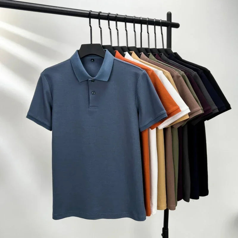 Men's Premium Cotton Polo Shirt – 19 Colors