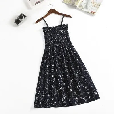 Summer Chiffon Spaghetti Strap Mini Dress