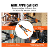 SucceBuy 14" 16" Rivet Nut Tool Rivnut Tool Kit with Metric and SAE Mandrels 70PCS/186PCS Rivet Nuts With Rugged Carrying Case