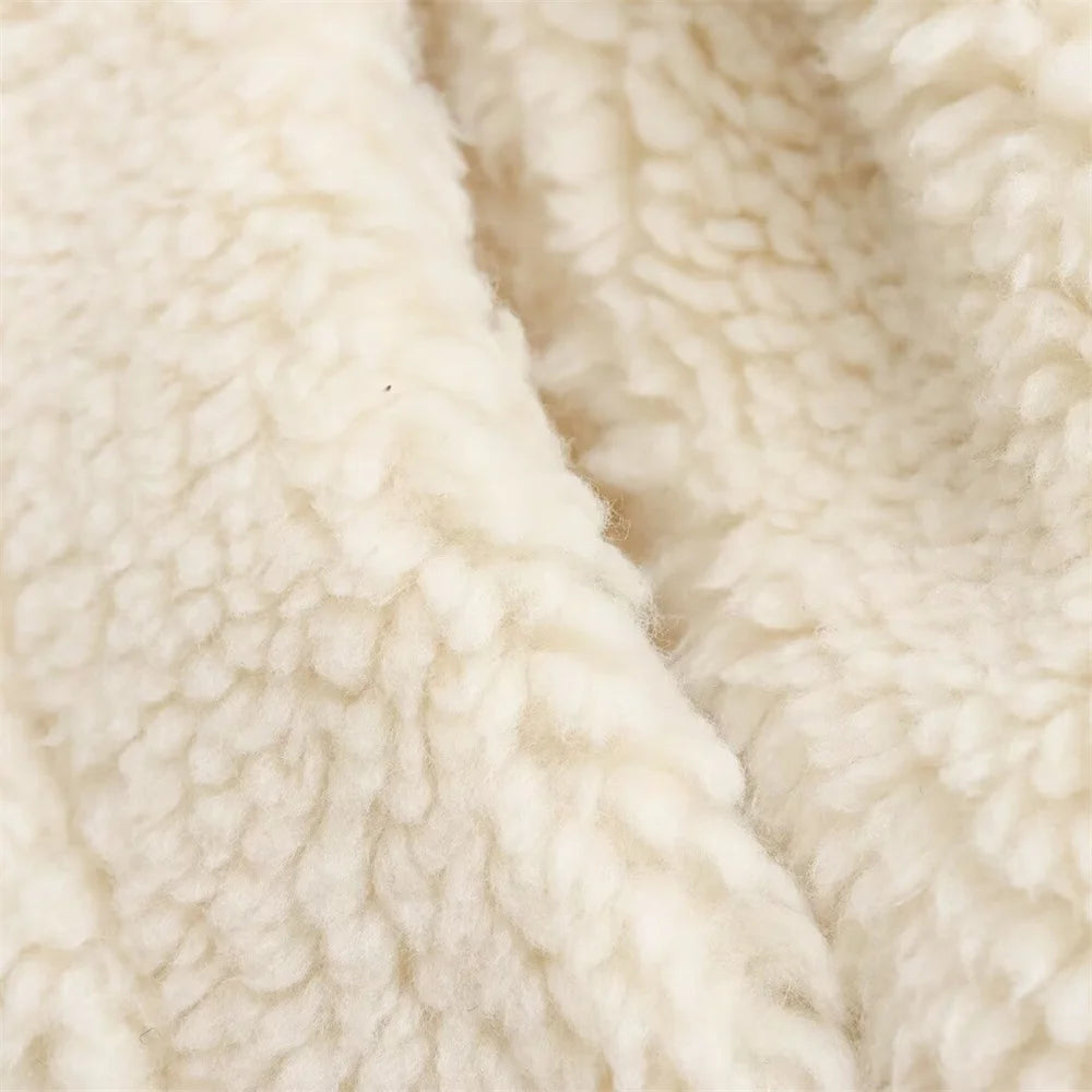 Faux-Fur Trimmed Moto Jacket