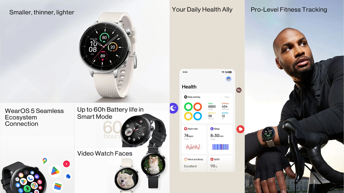 OnePlus Watch 3 43mm – Global Edition Smart Watch