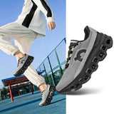2026 Air Cushion Running Shoes Jogging Marathon Men Sports Breathable Lightweight Women's Comfortable Nonskid Leisure Sneakers
