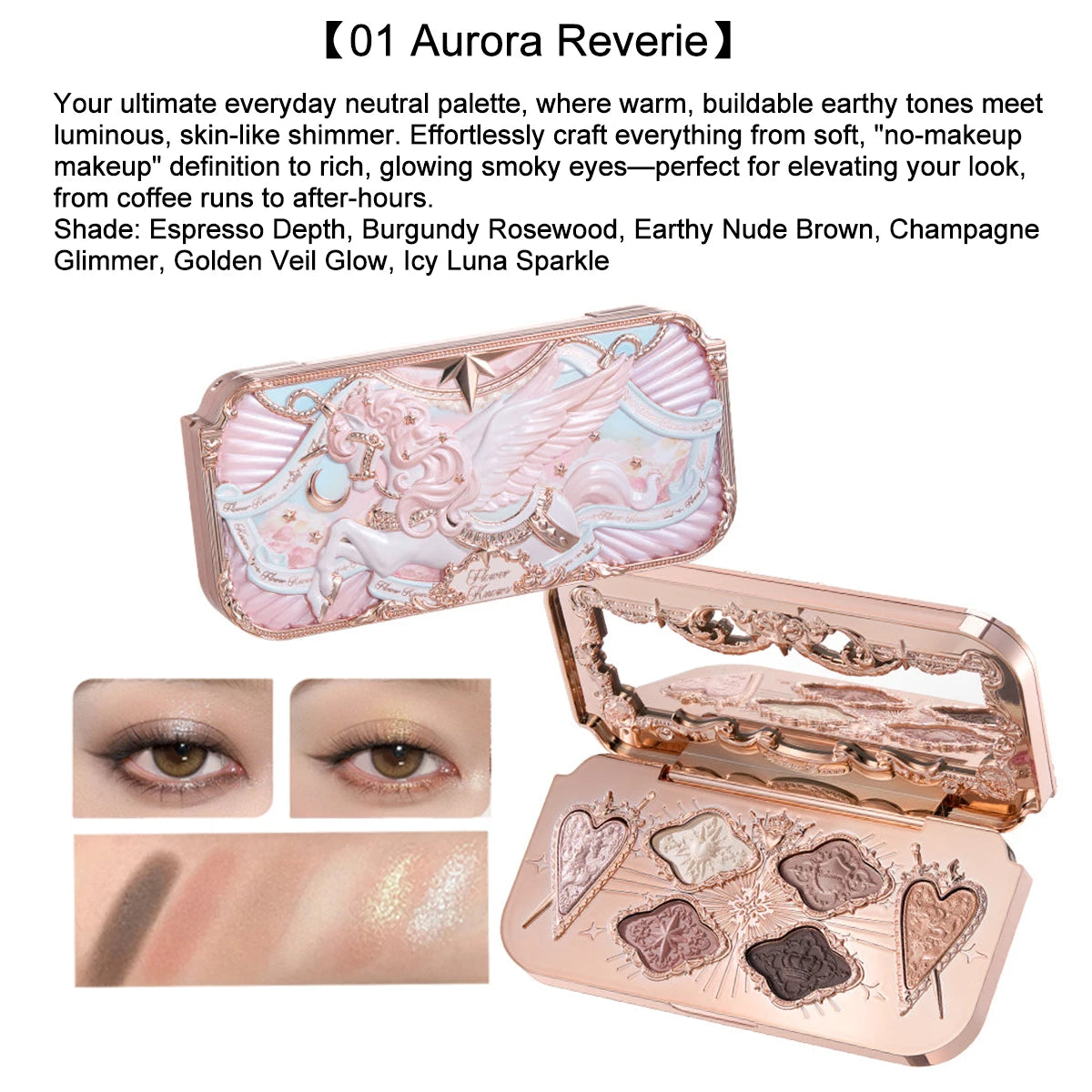 Flower Knows Knight Unicorn Makeup Set