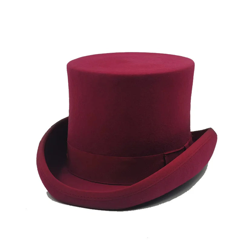 Elegant Wool Top Hat | Magician & Gentleman Style