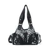 Angelkiss Women Handbags Rose Soft Tote Bag Small Top-handle Purse Fashion Satchel Multi-Pockets Shoulder Bag Hobos Phone Pack