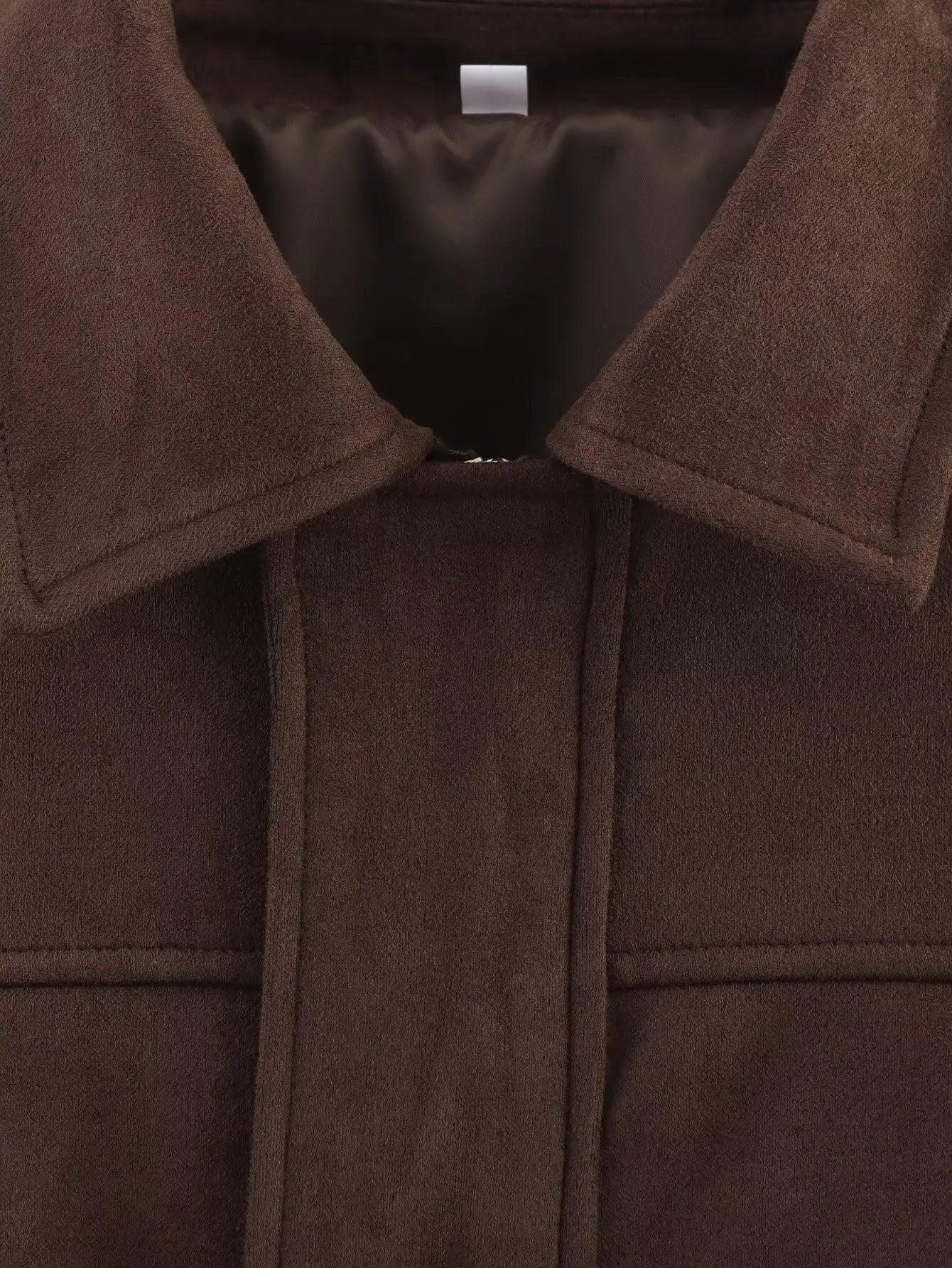 Chic Suede Bomber Jacket