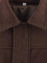Chic Suede Bomber Jacket