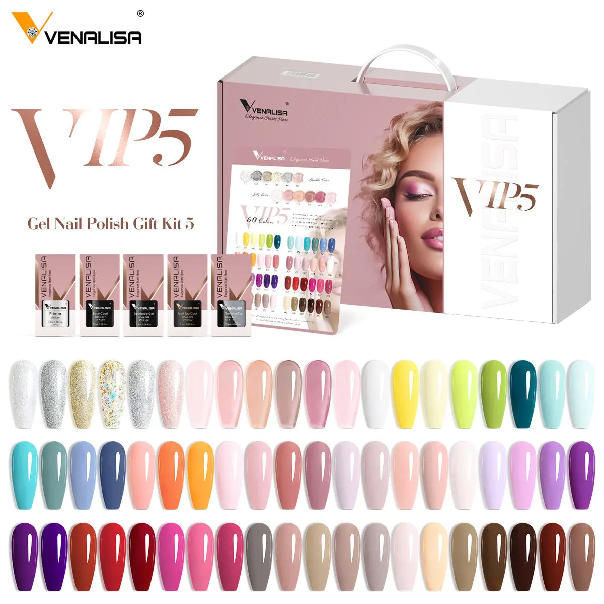 Venalisa HEMA-Free Gel Polish Kit – Autumn Color Collection