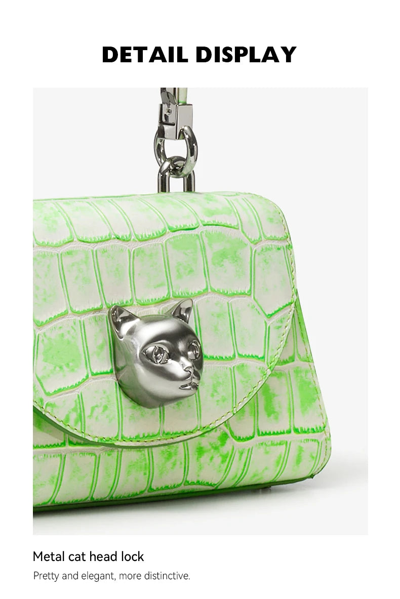Bafelli Genuine Leather Doctor Bag – Animal Print Handbag