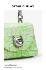 Bafelli Genuine Leather Doctor Bag – Animal Print Handbag