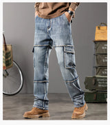 Men's Wide-Leg Straight Jeans | Relaxed Workwear Fit