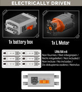 V8 Engine Motorized Simulation Brick Model Electrically Drive Building Blocks Technical Car Parts Creative Toys Gifts Adult