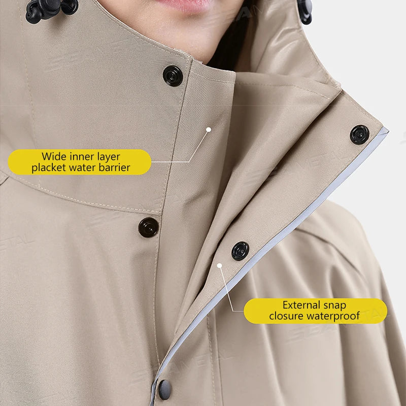 BLALION Thicken Oxford Waterproof Rain Poncho