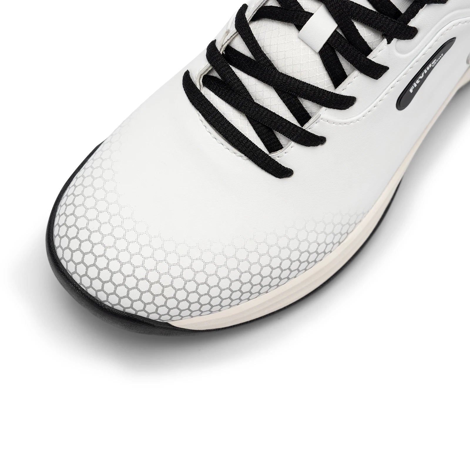 FitVille Wide Men's Golf Shoes Non-Slip Wear-Resistant Comfortable Pickleball Sports Shoes Suitable for Swollen Feet Relieve Toe