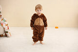 Plush Hooded Baby Winter Romper